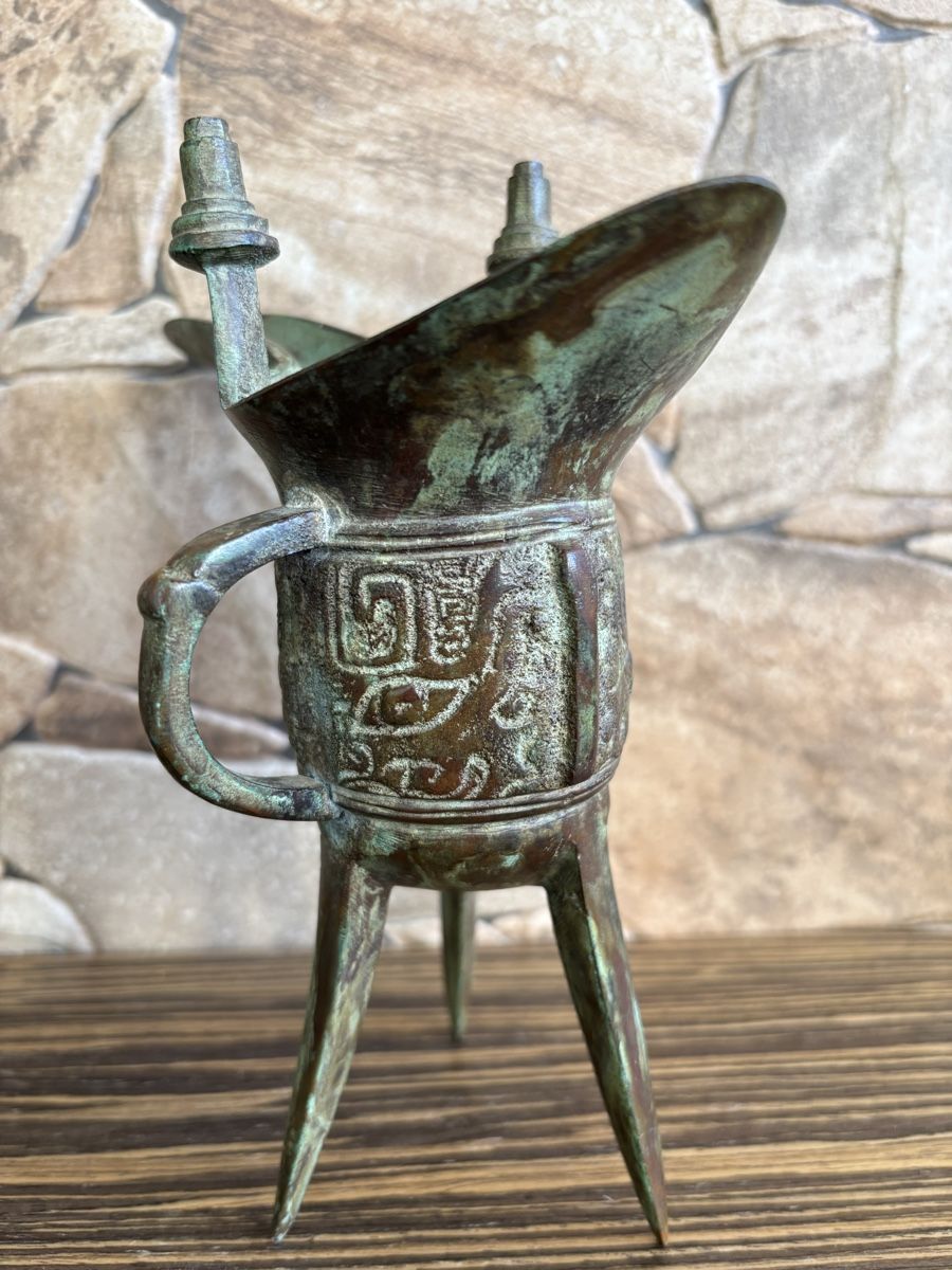 Tutte le decorazioni: Chinesisches Weingefäss Bronze – Usato da Schaffhausen venduto da mar_dg95 2