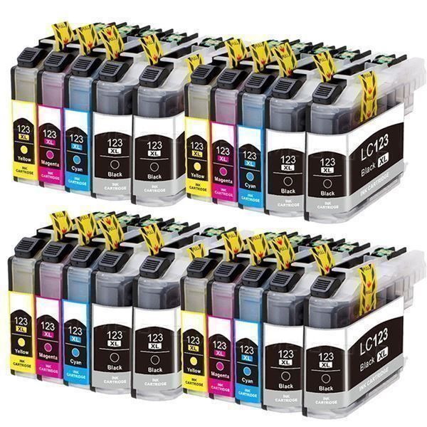 LC121-LC123-XL KIT 10 Cartucce Compatibili Nero+Colori - Foto 2