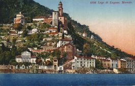 Ansichtskarte Morcote am Luganersee gelaufen 1931