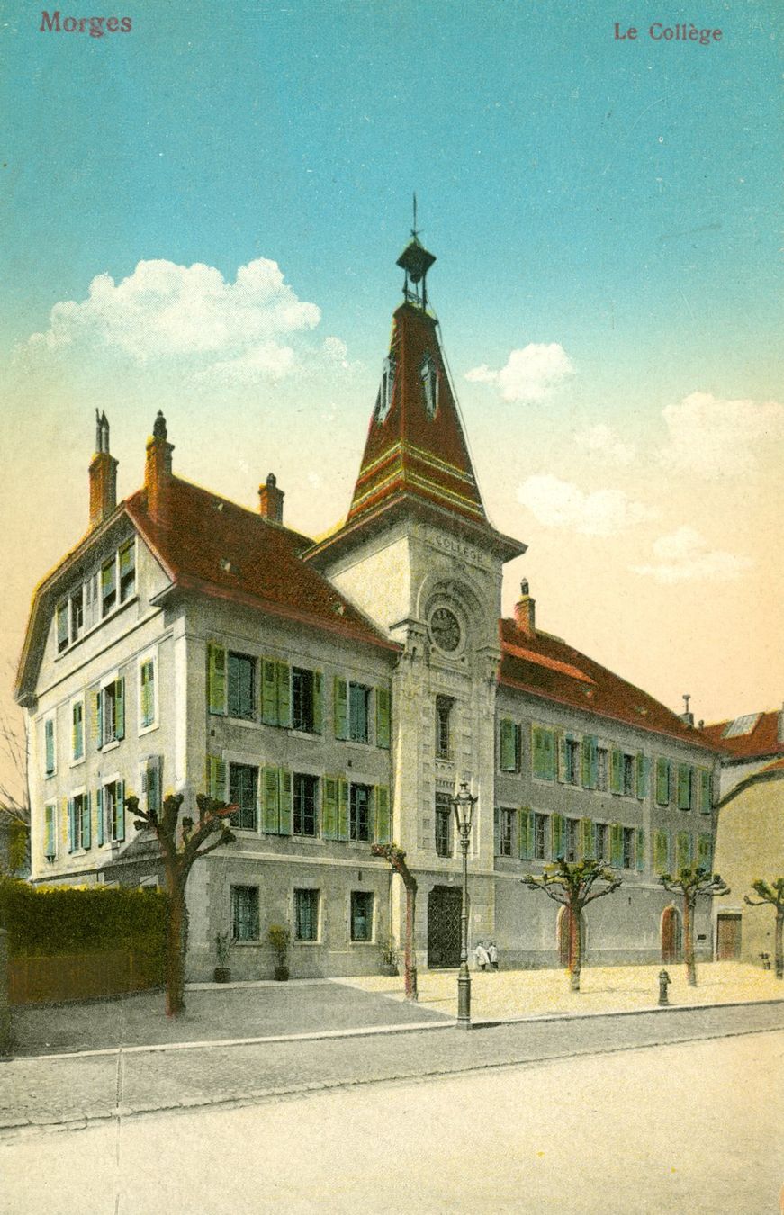 Cartoline postali: Morges - Le Collège – Usato da Chavornay venduto da SupraSenna