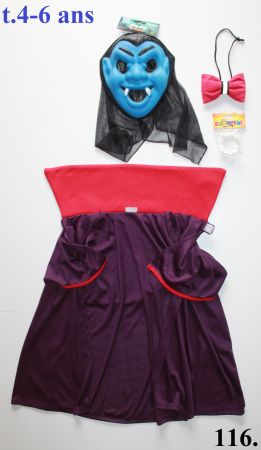Costume Dracula / vampire / Vampir t. 4 - 6 ans
