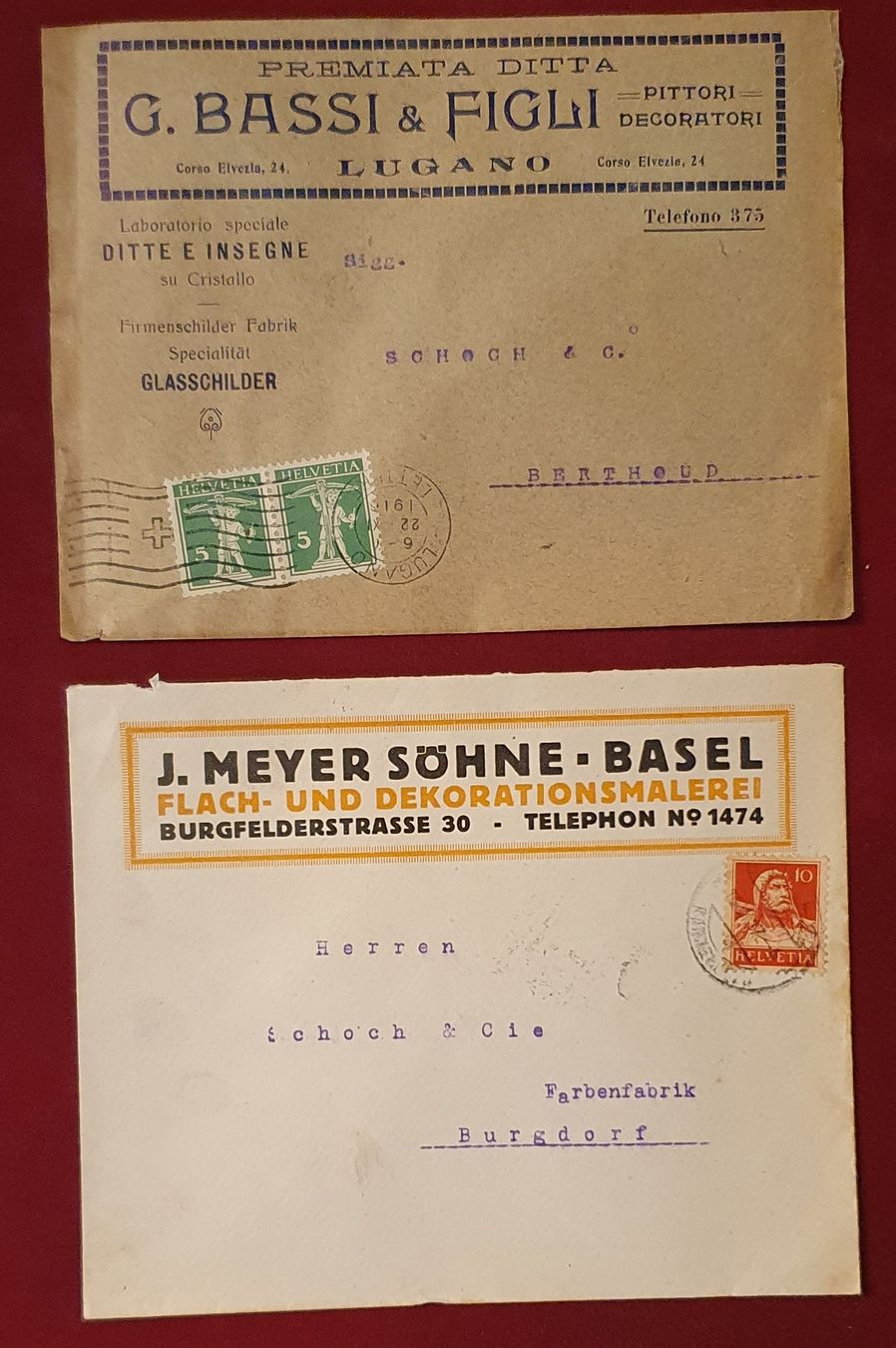 Tutti i francobolli: 10 Illustrierte Briefe – Usato da Kreuzlingen venduto da Rschweiz1 5