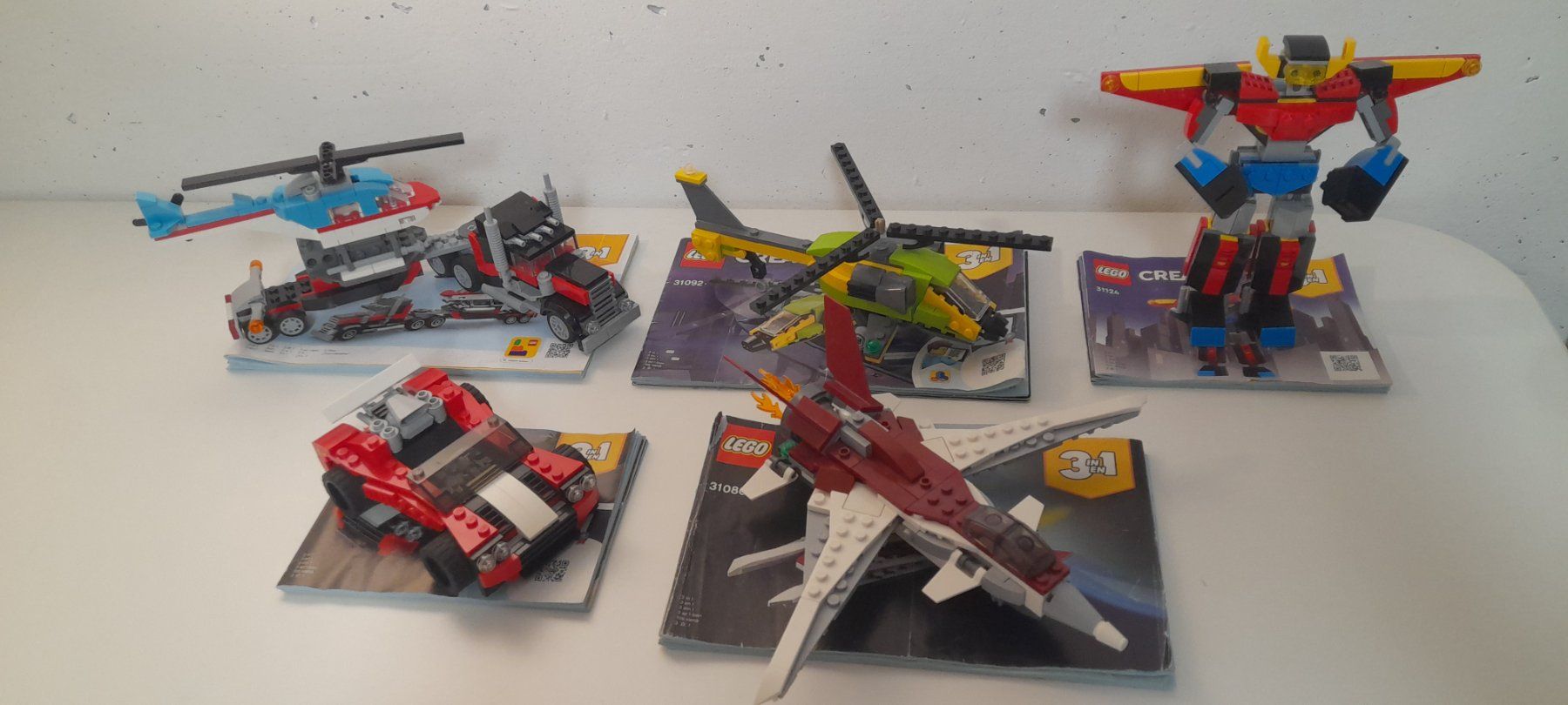 Lego Baukästen: LEGO Creator 3-en-1 : 5 sets Complètes et Ludiques – Gebraucht aus Tatroz von lgc01