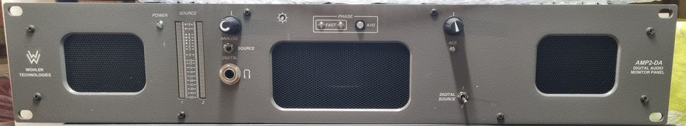 Moniteur Audio Stéréo Wohler Technologies Amp-vm2 – Modèle Rack – Occasion