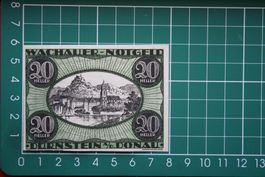 currency emergency money austria wachau 20 heller 1920