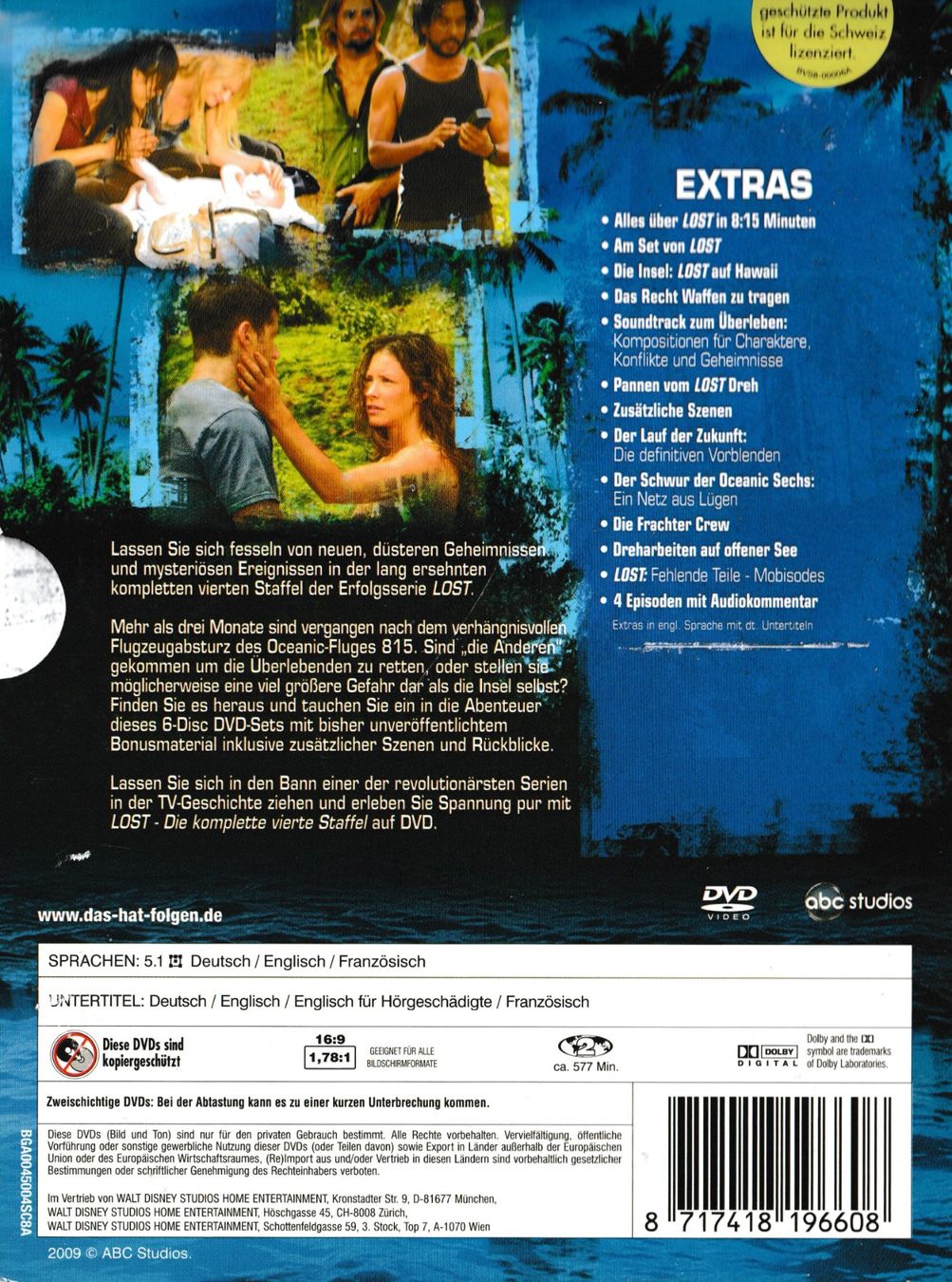 Tutti i DVDs: DVD - Lost Staffel 4 – Usato da Langnau am Albis venduto da MediaRescuerKeLoX 1