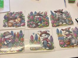 Diamond Paiting Karten Hase 🐰