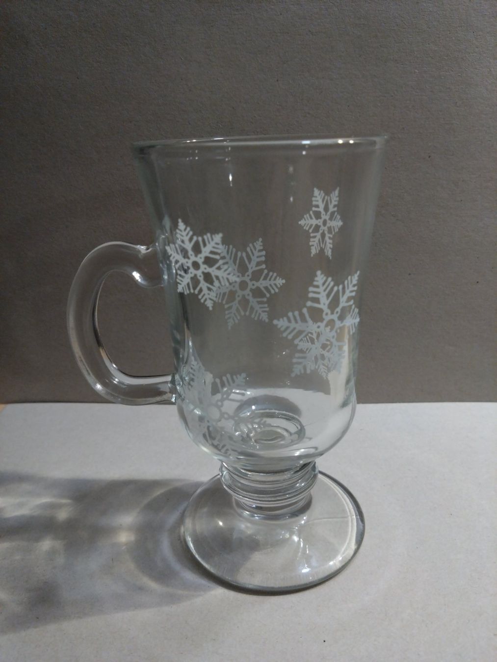 Bicchieri: Teeglas mit Schneeflocken – Usato da Unterlangenegg venduto da SteWue
