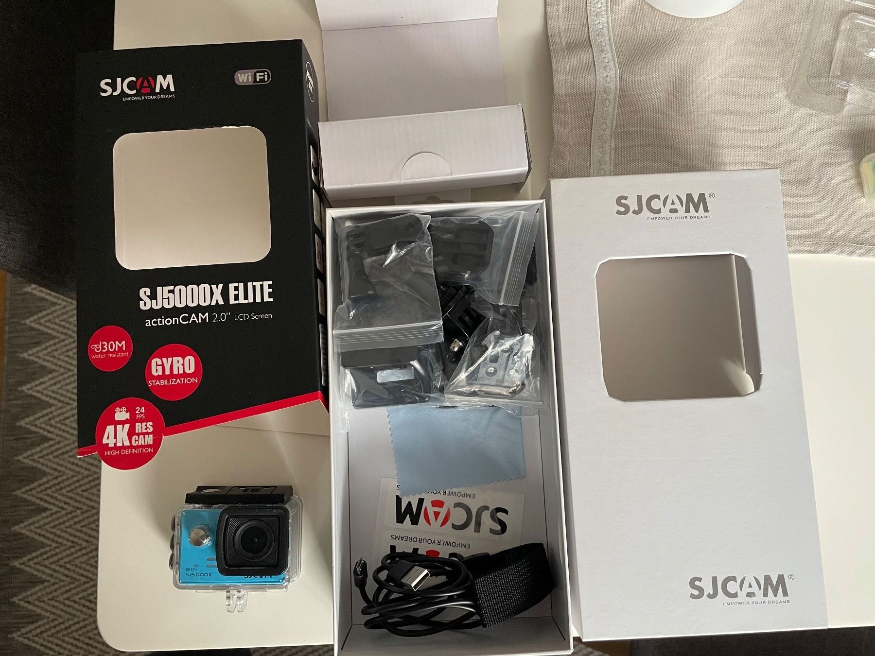 Sjcam Action Cam: SJ5000X ELITE ACTION CAM TOURENSKI SPLITBOARD CAMERA GOPRO – Nuovo (secondo la descrizione) da Genève venduto da sca_j5cs 5