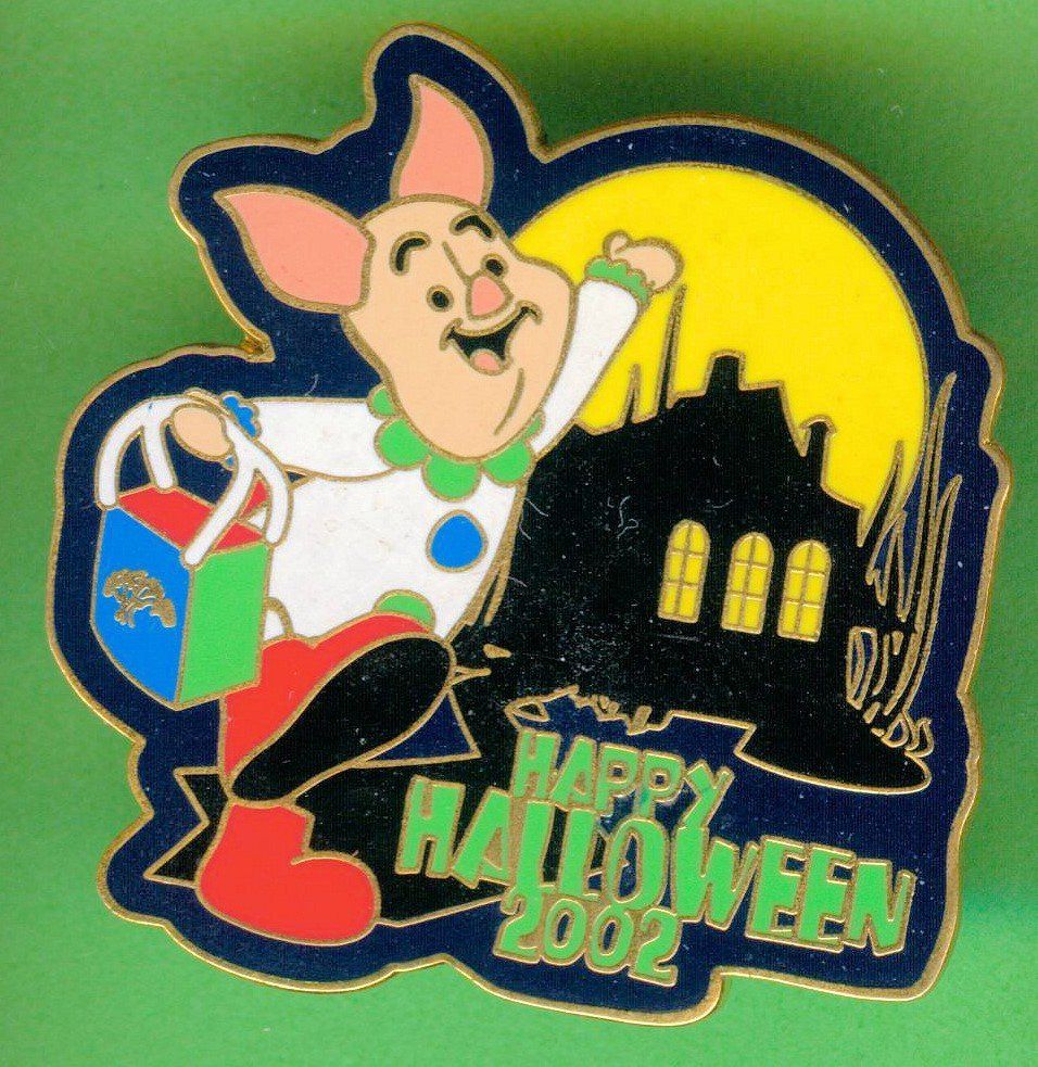 Disney Placchette & Badge: DISNEY  FERKEL  Happy Halloween 2002 – Usato da Winterthur venduto da Sammleroase
