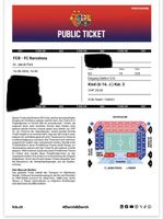 1. Fc. Basel vs. Fc. Barcelona Ticket G-Sektor