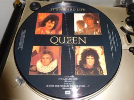 Maxi-Pict-LP QUEEN, It's a hard life/Is this the word we cr.