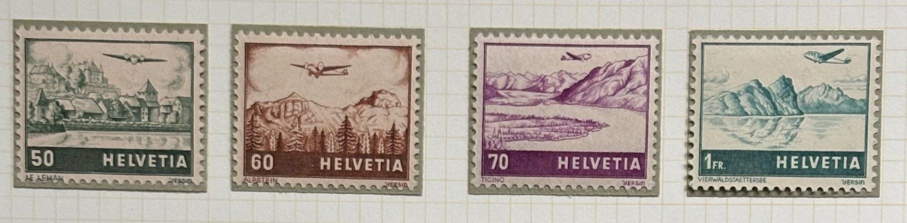 Tutti i francobolli: FLUGPOST BRIEFMARKEN – Usato da Ostermundigen venduto da Heavenmaus75 2