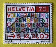 Nr.1005 GESTEMPELT Volkszählung 2000  Siehe Original Fotos.