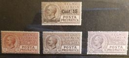 lote sellos Italia ,  PNEUMATIC POST STAMPS