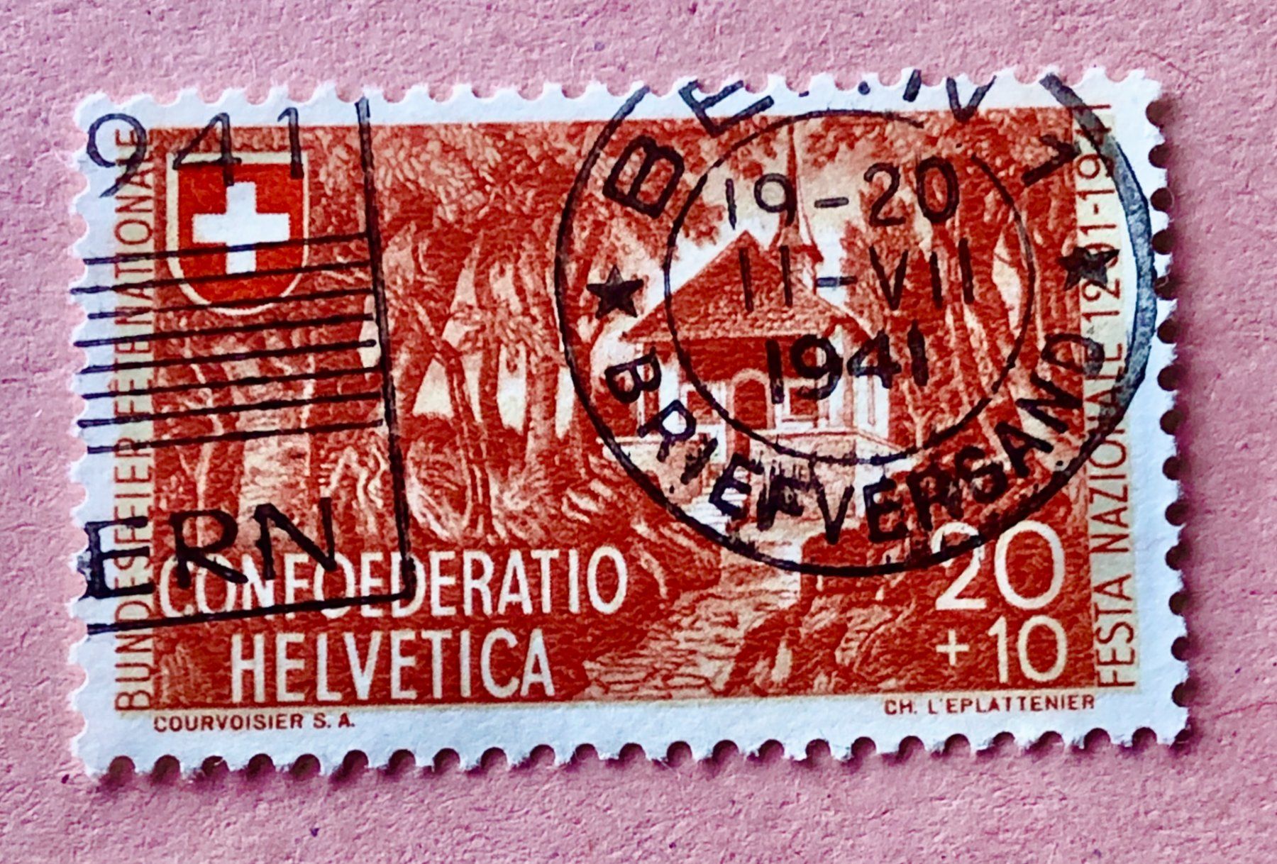 Tutti i francobolli: Nr.B 14 Stempel 1941 Bern    – Usato da Aarau venduto da Billa007