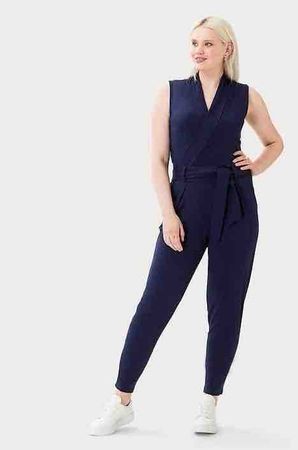 Jumpsuit les Lunes ärmellos violett neuwertig