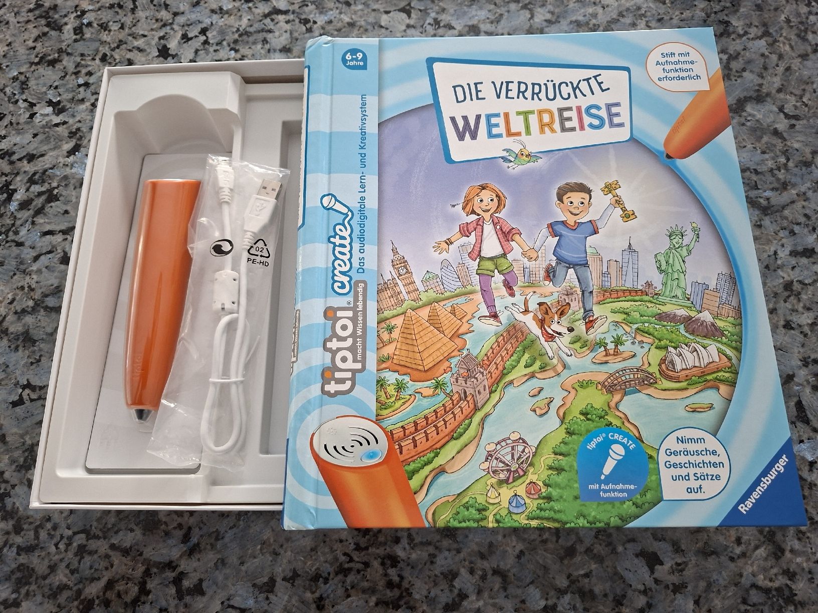 Ravensburger Giochi: tiptoi create, Starter-Set, Stift und Weltreisebuch – Nuovo (secondo la descrizione) da Möhlin venduto da alexandra43 2