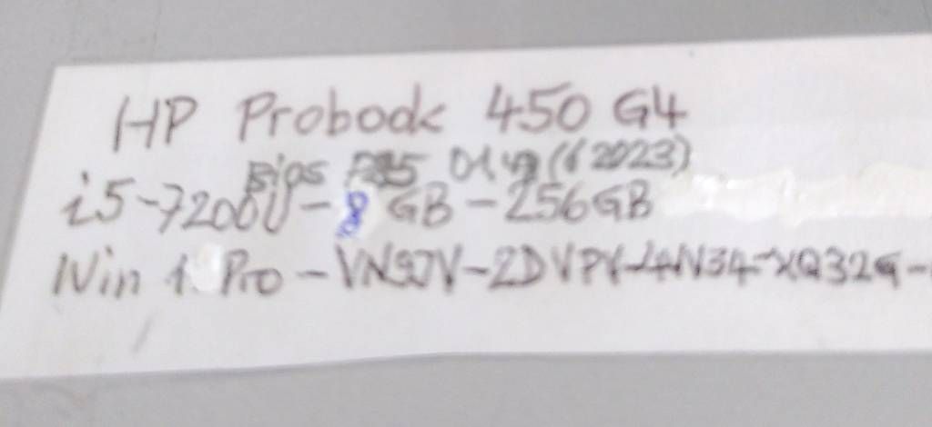 Notebook: HP Probook 450 G4 – Usato da Freienwil venduto da binalbli 2