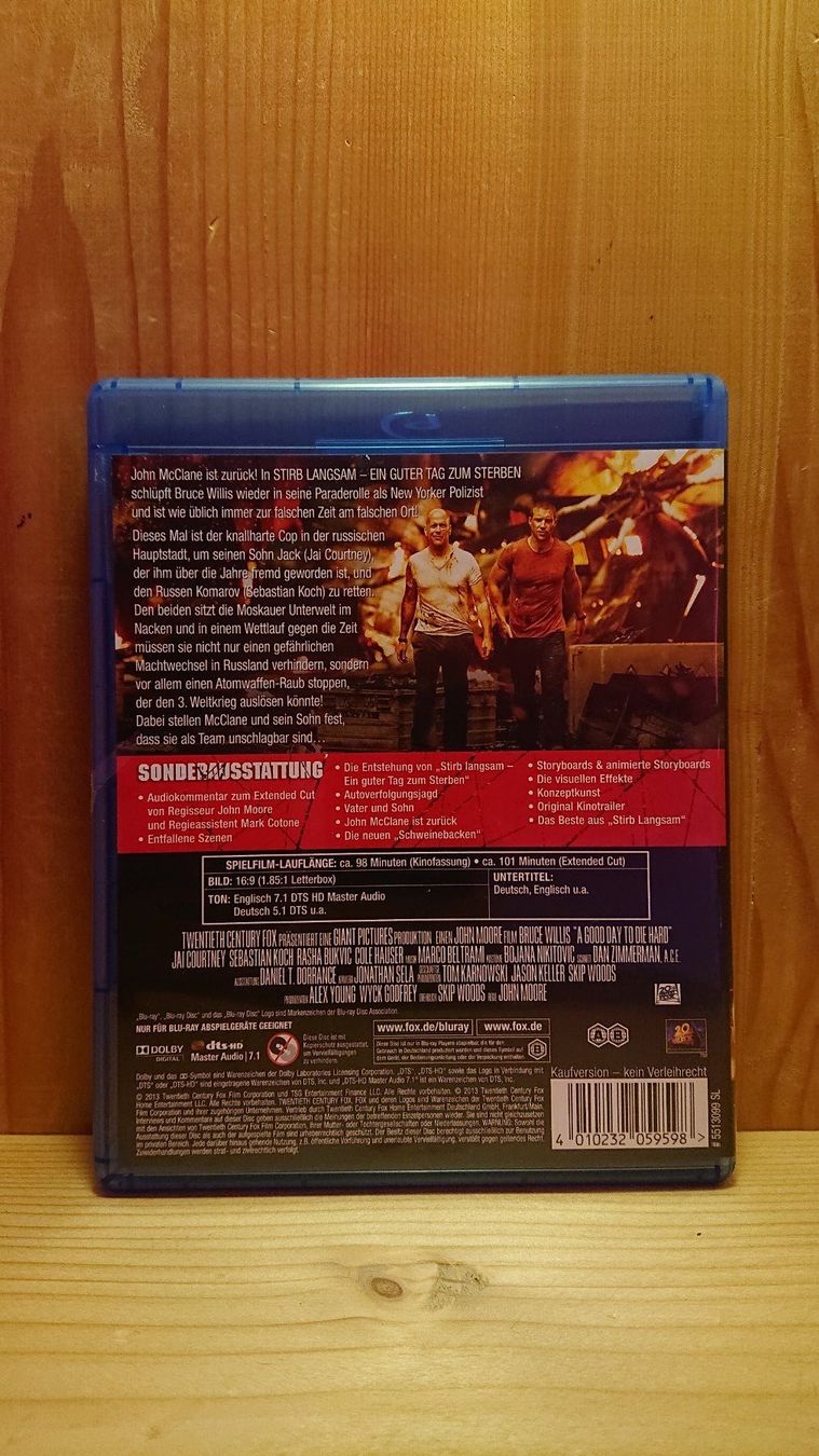 Alle DVDs: STIRB LANGSAM ein guter Tag zum sterben Blu-Ray – Gebraucht aus Wilderswil von Exebub 1