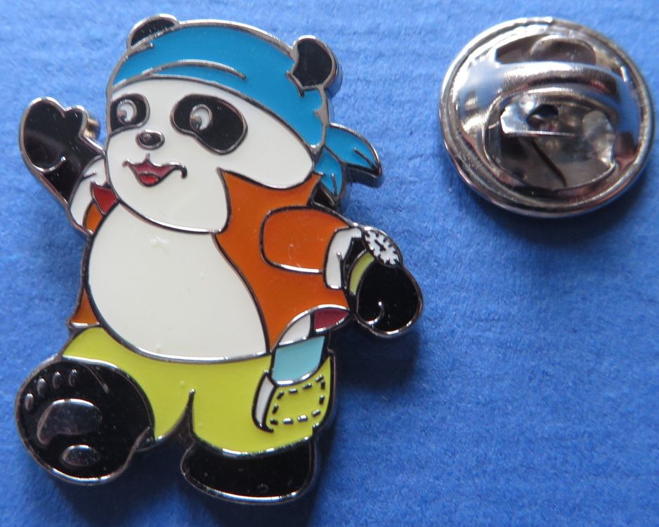 PIN'S PIN, PANDA OL-LÄUFER MIT UHR | Kaufen auf Ricardo