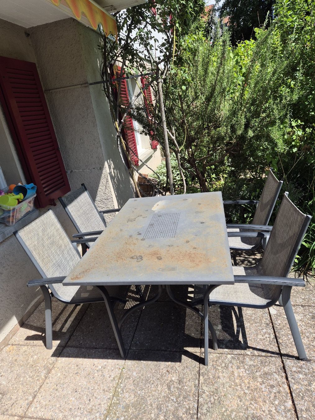 Tables: Gartentisch mit 4 Stühlen – D'occasion à Urdorf par sulsenad 3