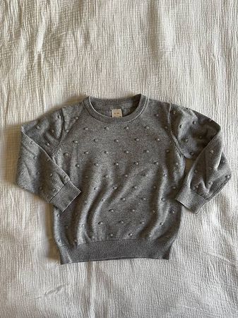 Grauer Pullover 104, PUSBLU
