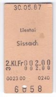Billette Liestal - Sissach
