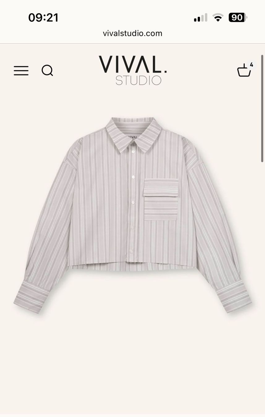 Blusen: Vival Studio Bluse Nola (Grau) - Gr. M – Neu (gemäss Beschreibung) aus Andwil SG von nin_y2zm