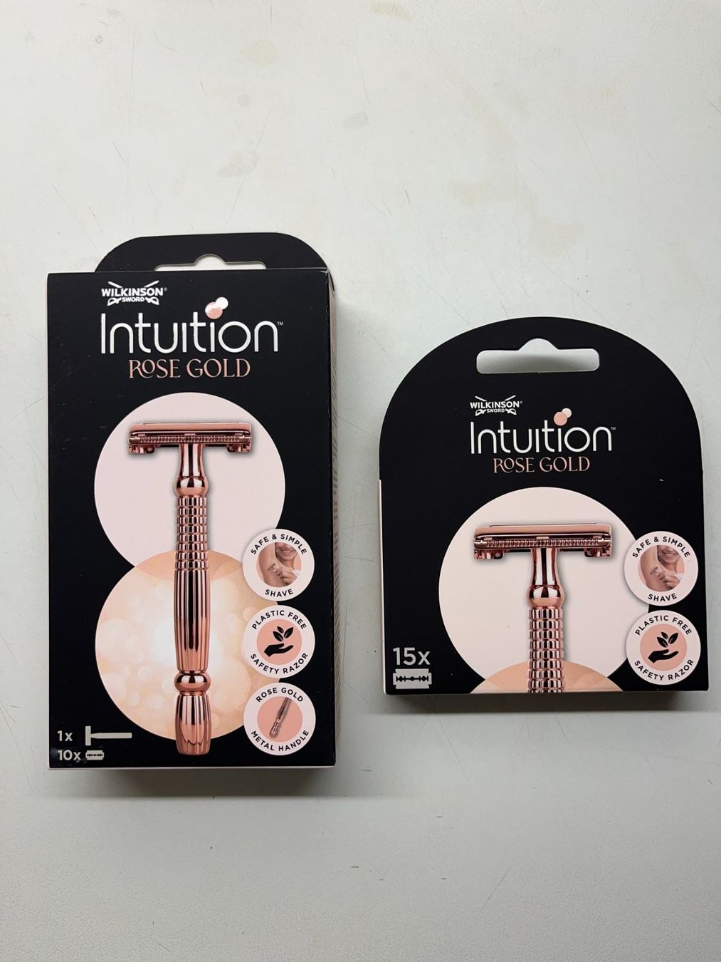 Rasierapparate & Rasierklingen: Wilkinson INTUTION ROSE GOLD. Fabrikneu – Neu und originalverpackt aus Kleindöttingen von nev_tn7c
