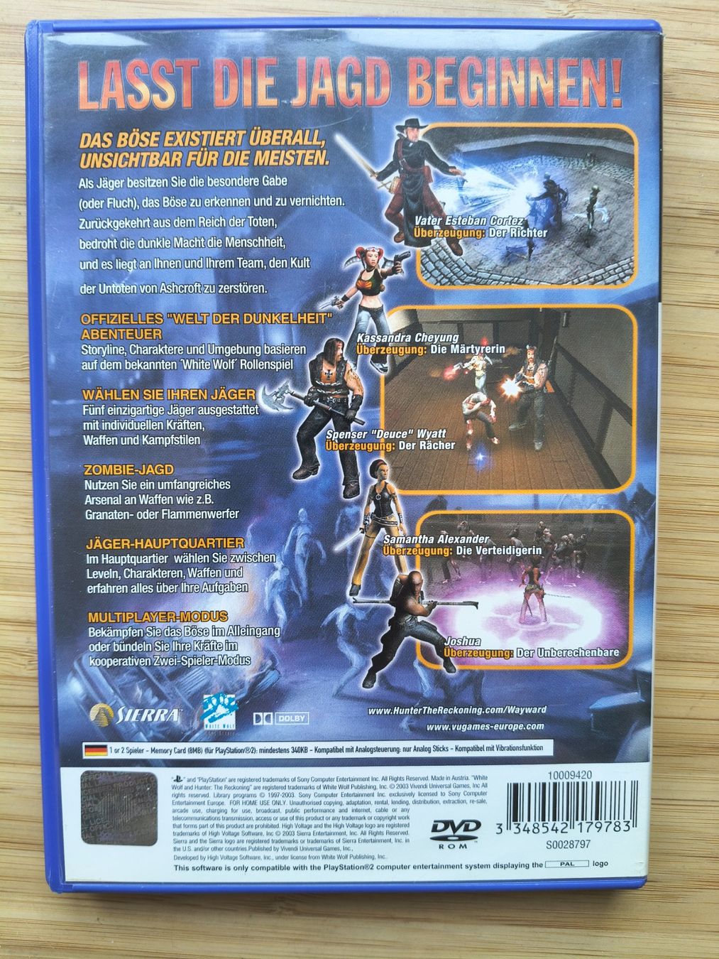 Spiele: Hunter: The Reckoning - Wayward (PS 2) – Gebraucht aus Riedholz von ste_96cd 1