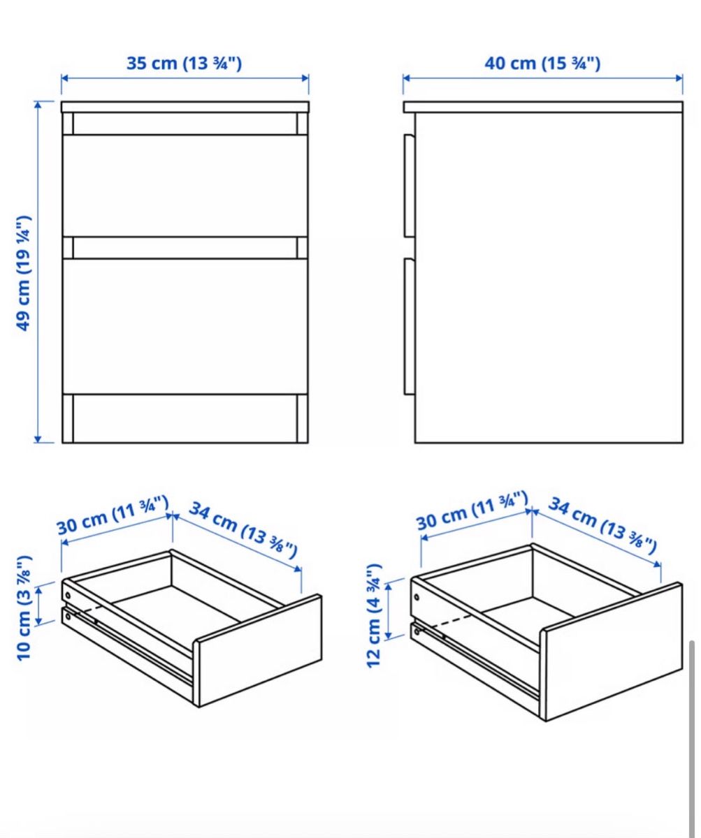 Ikea Nachttische: NEU Nachttisch IKEA Kommode – Neu (gemäss Beschreibung) aus Zürich von zar_hw8p 1
