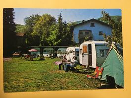 Losone Tessin Camping Riposo Wohnwagen 1984 belebt
