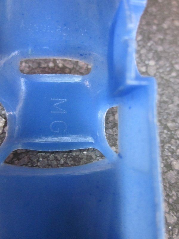 MG Modellini d'auto: "Groschenauto" MG, blau Kunsstoff, W.Germany – Usato da Bischofszell venduto da Pfau0 8