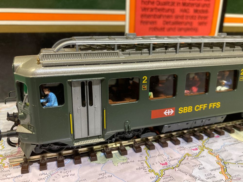 Locomotive HAG SBB BDe 1645 Avec Graffiti - HO - Analogique - Occasion