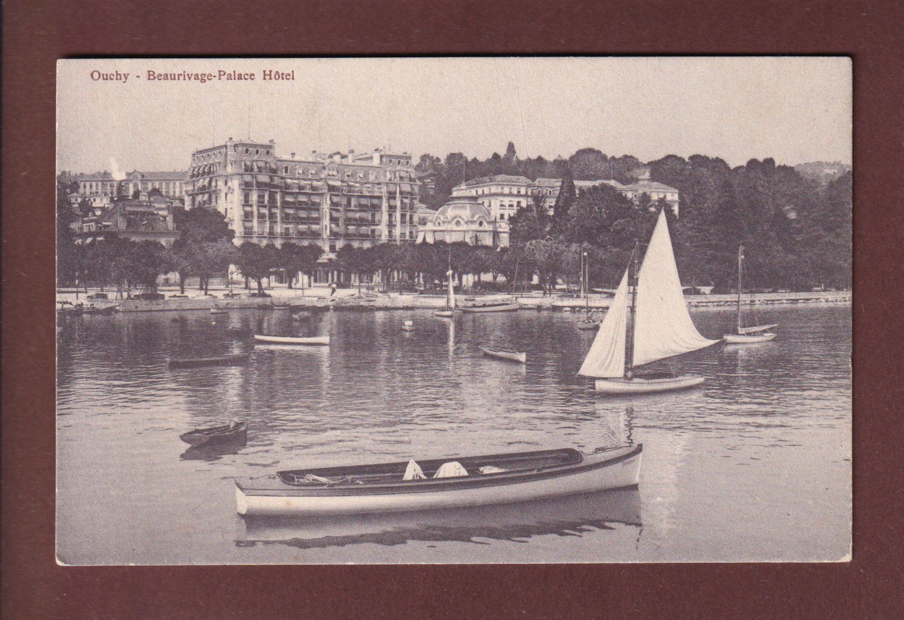 Cartoline postali: LAUSANNE - Ouchy - Beau-Rivage Palace – Usato da Pully venduto da nicecards