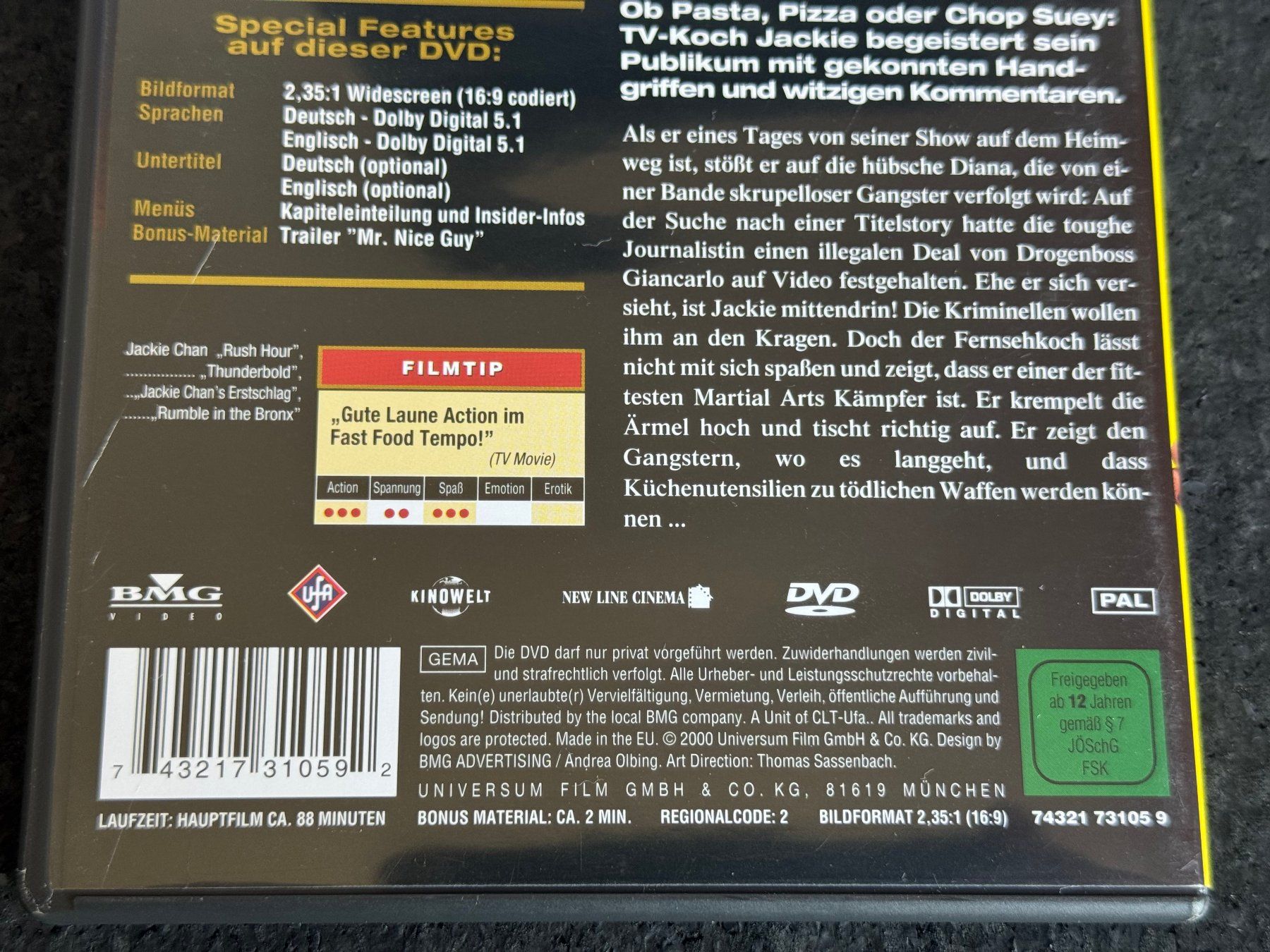 Tutti i DVDs: Jackie Chan Mr. Nice Guy DVD DE/EN – Usato da Fribourg venduto da tschjoly 3