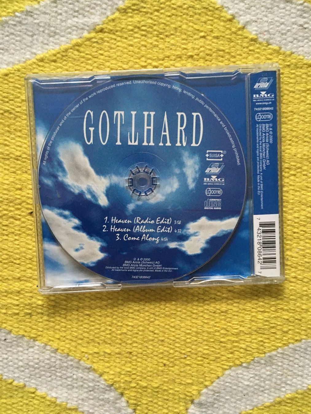 CD: GOTTHARD-SINGLE HEAVEN 2000 – Usato da Rorschacherberg venduto da CD-Roli 1