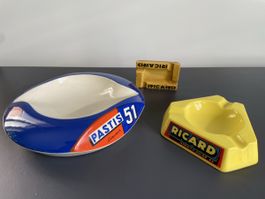 Aschenbecher 3 Set „Pastis“