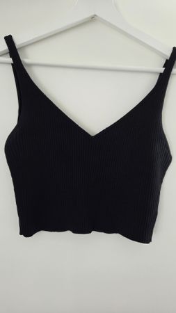 Schwarzes Sommer-Top von Weekday, Grösse M, einmal getragen 