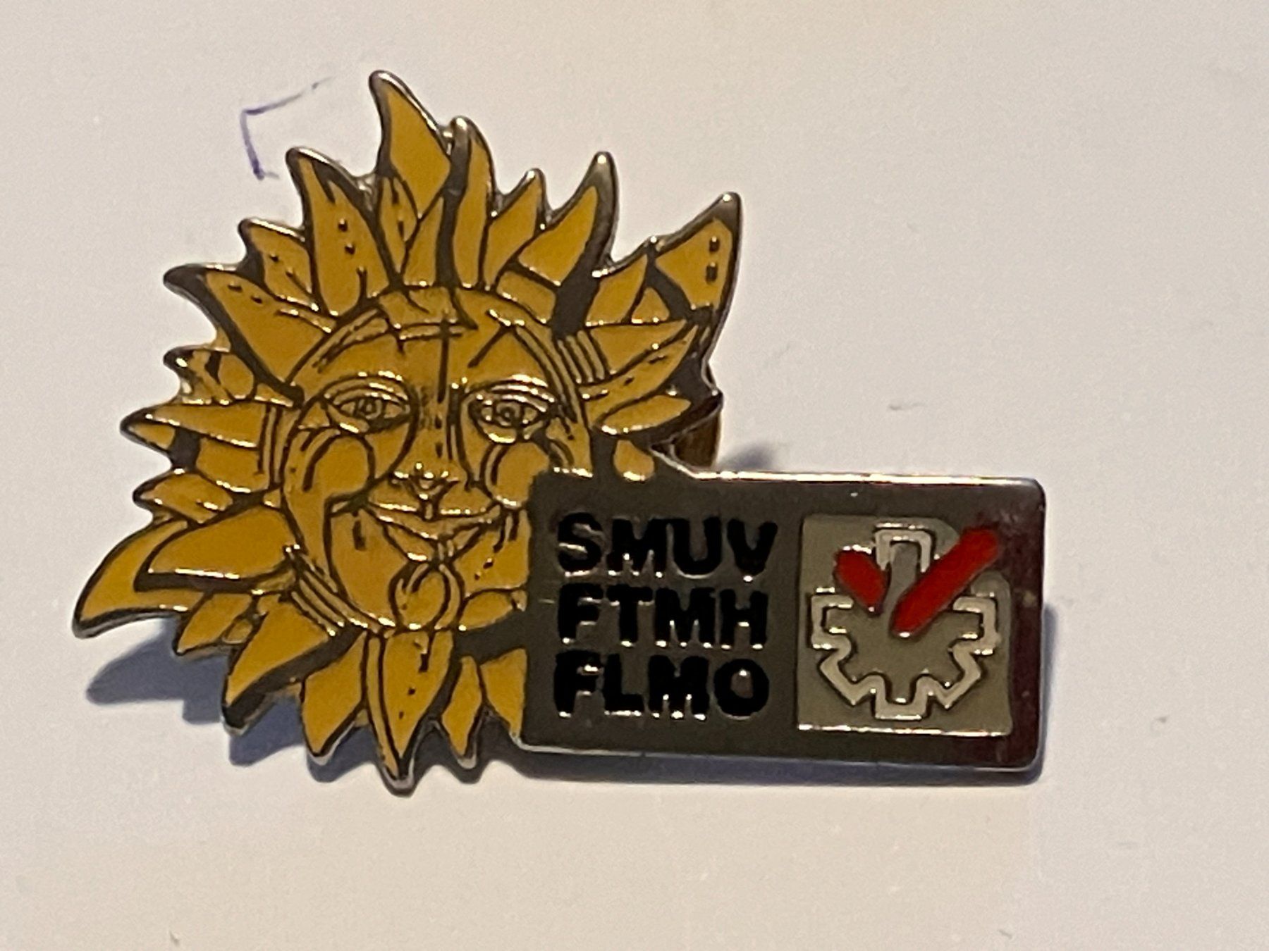 Placchette & Badge: 1 Pin SMUV FTMH FLMO – Usato da Basel venduto da djwwpp