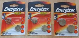 Energizer CR2025, 3 Volt 3 x 2er Pack