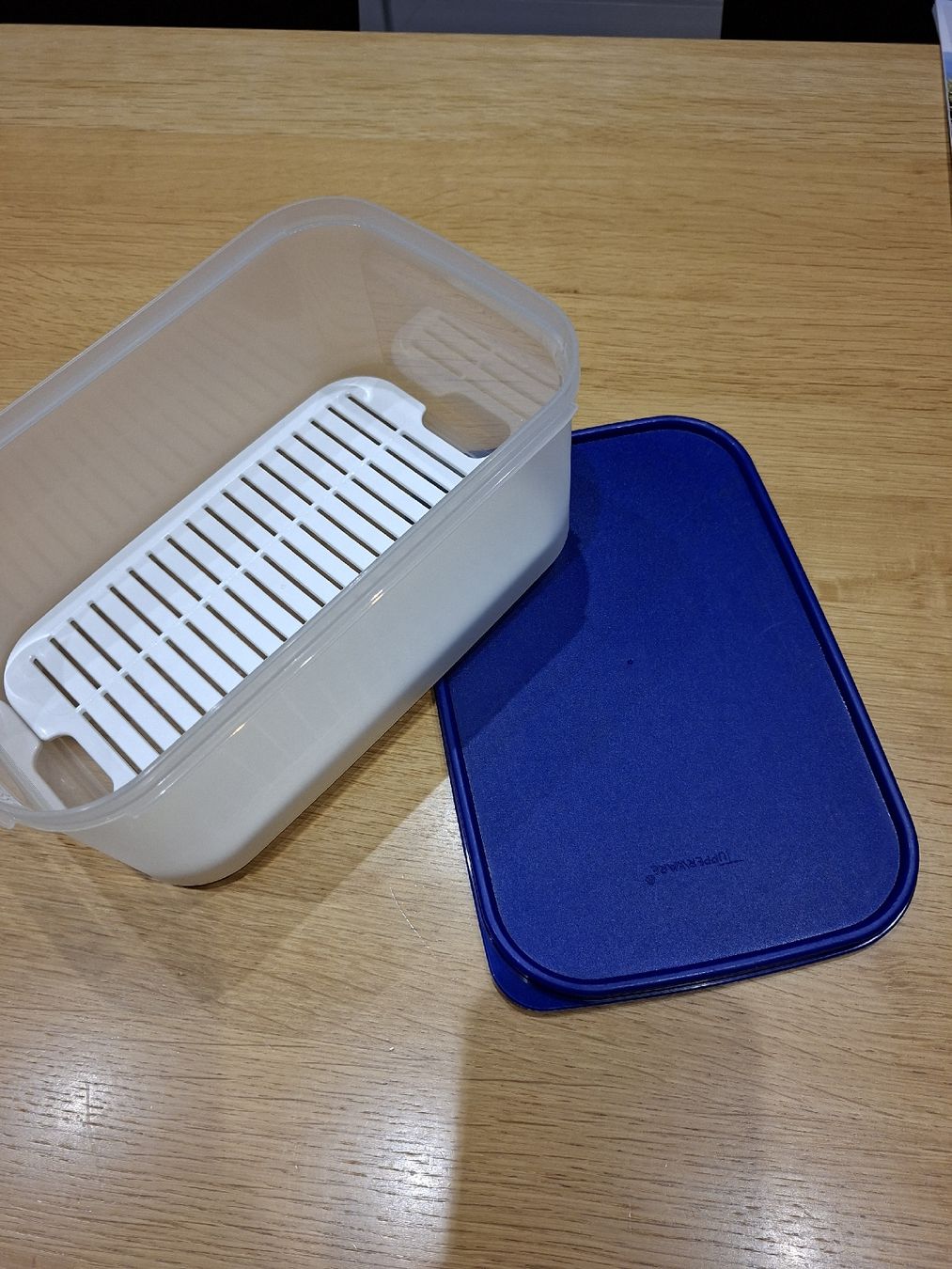 Tupperware Contenitori & Simili: Tupperware Behälter mit Sieb, 4,3 Liter  – Usato da Kappel SO venduto da Alaska1313