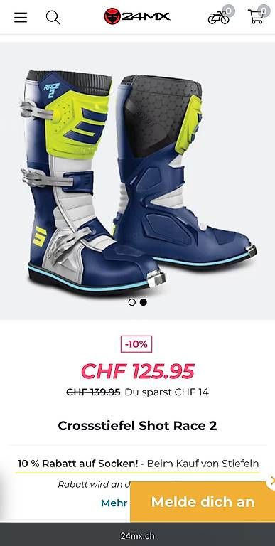 Scarpe da uomo: Crossstiefel Shot Race 2 – Usato da Lenzerheide/Lai venduto da cadale 4