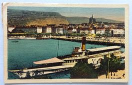 Genève - Quai et Pont du Mt-Blanc
