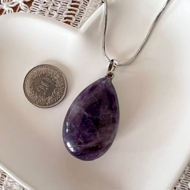 Anhänger: Sublime pendentif en améthyste – Neu und originalverpackt aus Pully von sunaddict 2