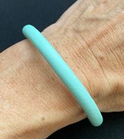 Lederarmband 20.5cm, Verschluss magnetisch, mint