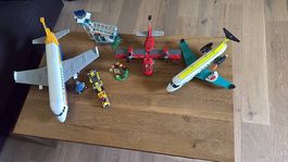 Lot Lego Aéroport 3 Avions + Tour de Contrôle City