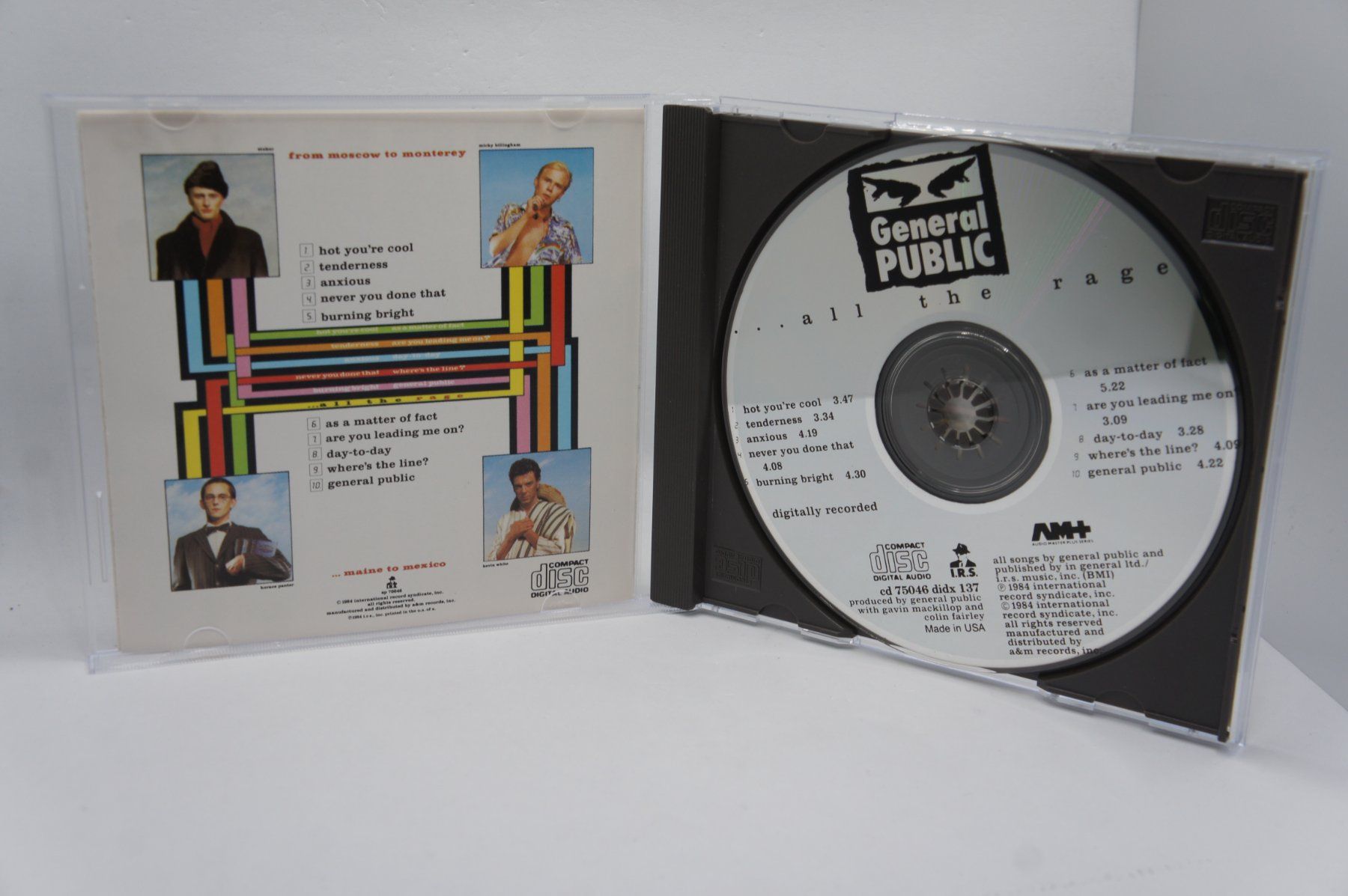 CDs: CD General Public - ...All The Rage – Gebraucht aus Ernetschwil von luisvonerni 2