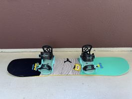 Top Salomon Snowboard 120cm inkl. Salomon Snowboardbindung